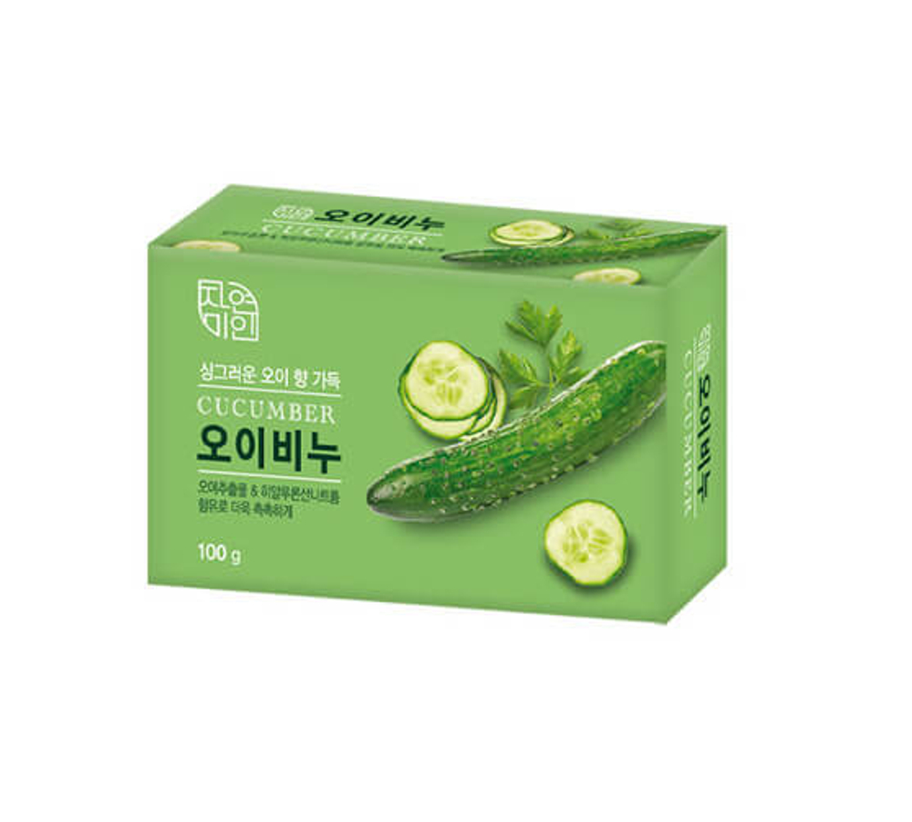 Мыло с экстрактом огурца MUKUNGHWA Moisture Cucumber Soap 90 гр