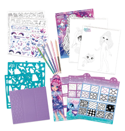 Детская раскраска для девочек серия Space, марка Nebulous Stars