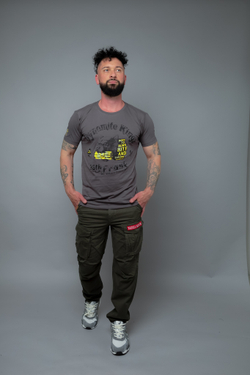 Футболка темно-серая Yakuza Premium 3811