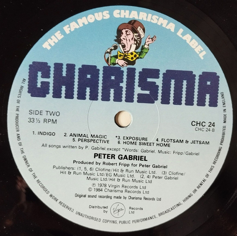 Винтажная виниловая пластинка LP Peter Gabriel (UK 1984) On The Air