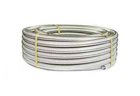 Труба гофрированная из нержавеющей стали отожженная под развальцовку для водоснабжения Stahlmann 18А (20 м)