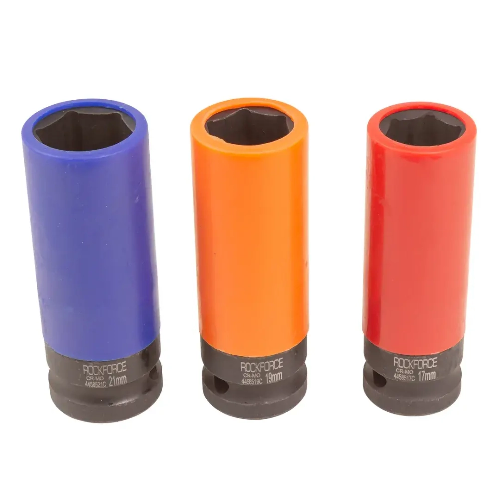 Головки ударные тонкостенные, набор 3пр., 1/2''(6гр.) RockForce##Rock FORCE RF-4032C