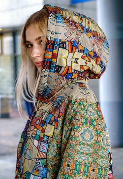 Двустороннее пальто-парка