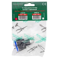Фитинг Y-образный для пластиковых трубок 8мм с наружной резьбой 1/8'' RockForce##Rock FORCE RF-SPX08-01