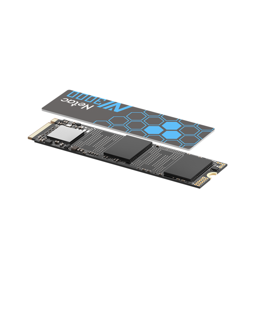 Ssd накопитель Netac SSD NV3000 2TB PCIe 3 x4 M.2 2280 NVMe 3D NAND, R/W up to 3300/2900MB/s, IOPS(R4K) 320K/280K, TBW 1200TB, with heat sink, 5y wty