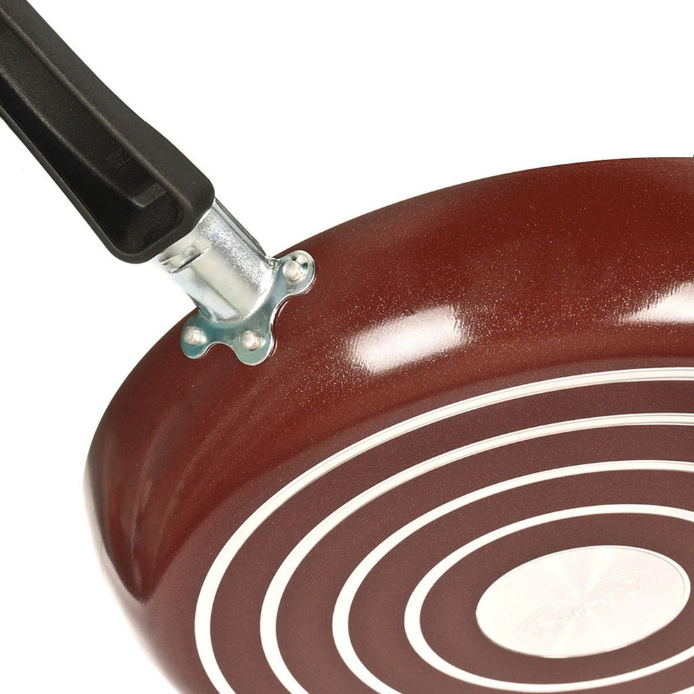 Сковорода алюминий, 28 см, антипригарное покрытие, Scovo, Expert, СЭ-030, с крышкой