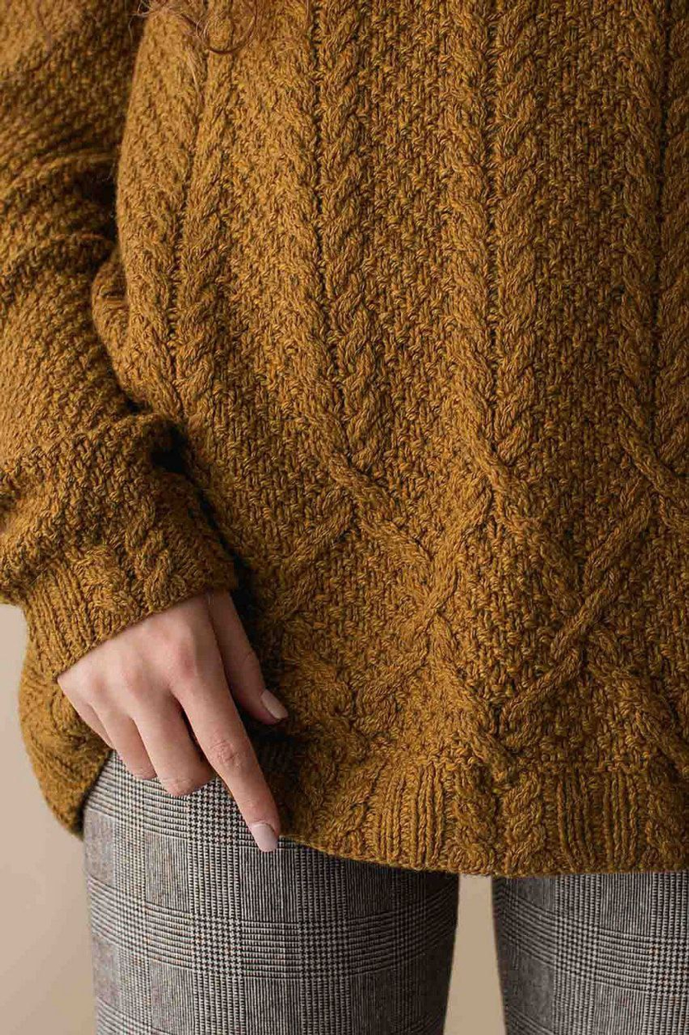 Описание по вязанию пуловера спицами "Benedict"