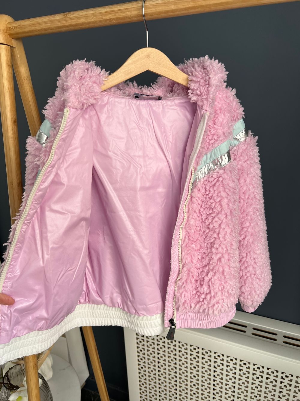 Куртка из экомеха Moncler, 128