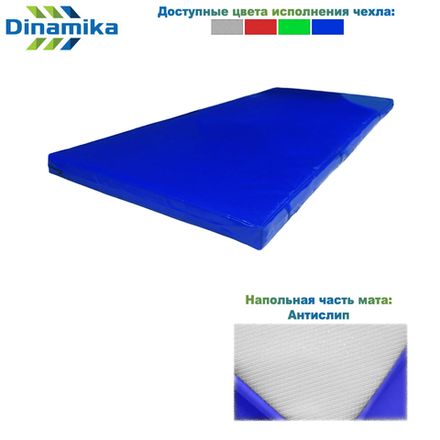 Мат гимнастический 2000х1250х120 тент-антислип (ппу)