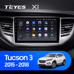 Teyes X1 9" для Hyundai Tucson 2015-2018