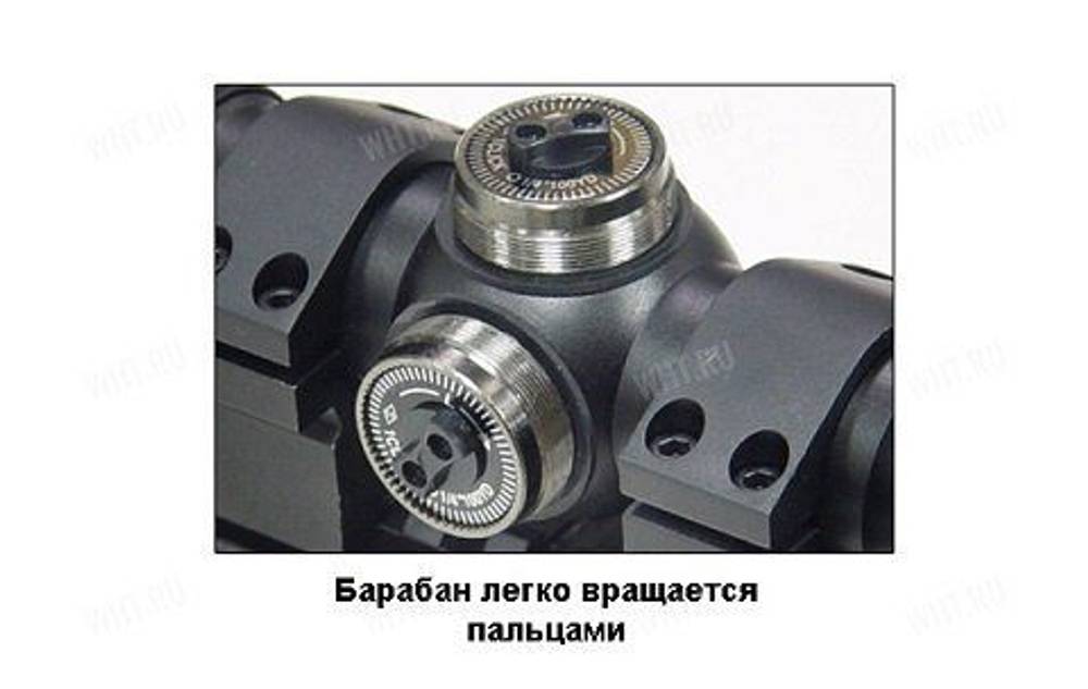 Коллиматорный прицел Leapers Golden Image Quick Aim Electronic Dot Sight c кольцами 25,4 на Weaver
