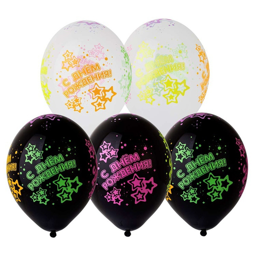 B 14" С ДР Неон Party 25 шт