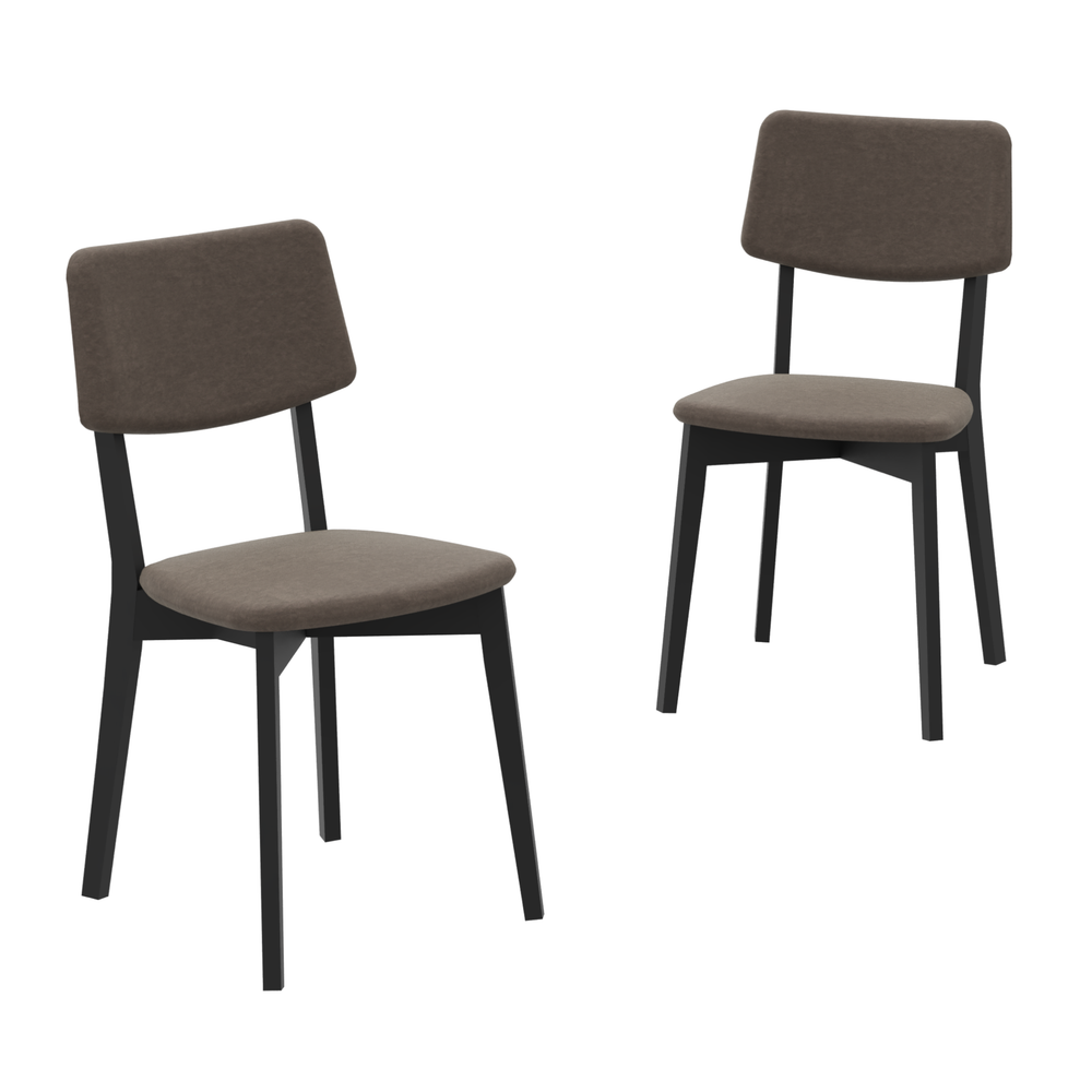 Стул DAFNA 1 деревянный, черное дерево + велюр 232