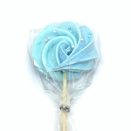 Мини-безе на палочке "Голубое" 4см