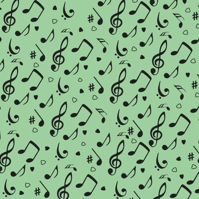 Музыка. Ноты. Музыкальный, яркий, нотный принт