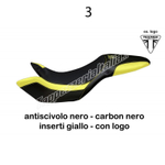 Triumph Speed Triple 1050 2011-2015 Tappezzeria Italia чехол для сиденья Alba Карбон