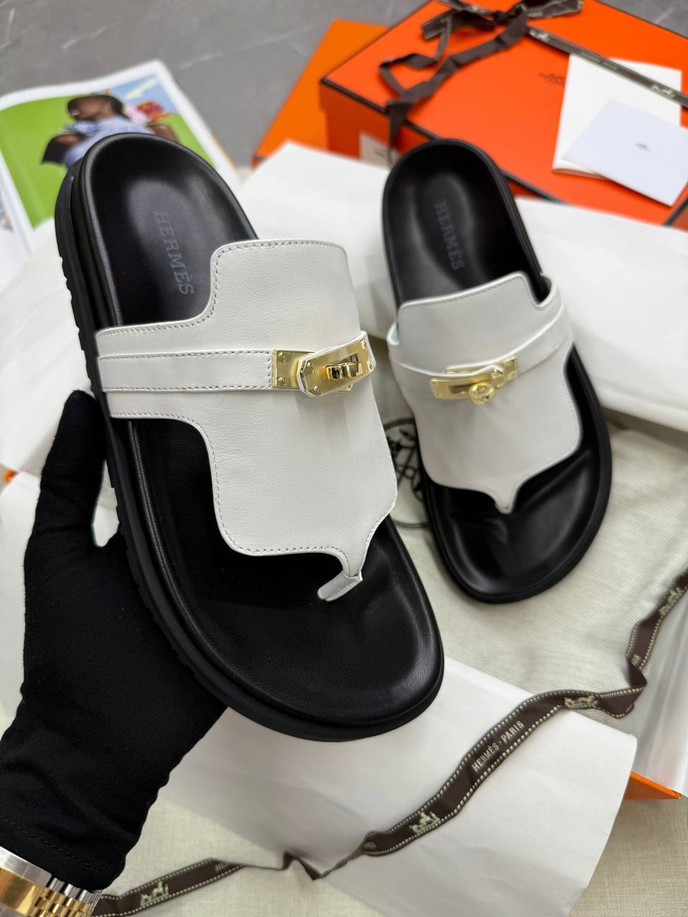 Тапочки Hermes