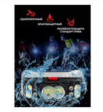 Фонарь NGY HY-T660-2 налобный + крепление на велосипед