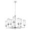 Подвесная люстра Crystal Lux Gloria SP9 Chrome
