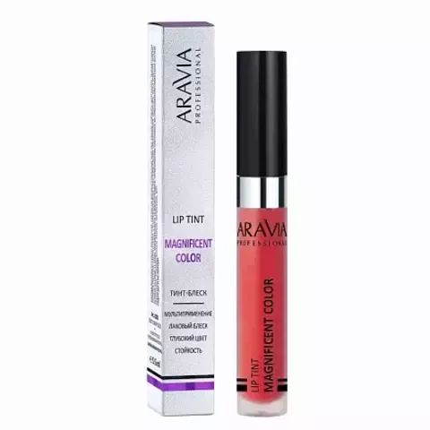 Тинт-блеск для губ 2-в-1 MAGNIFICENT COLOR, тон 09, 5,5мл ARAVIA Prof