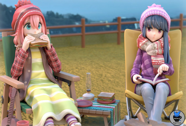 Rin and Nadeshiko Yuru Camp△ Фигурка