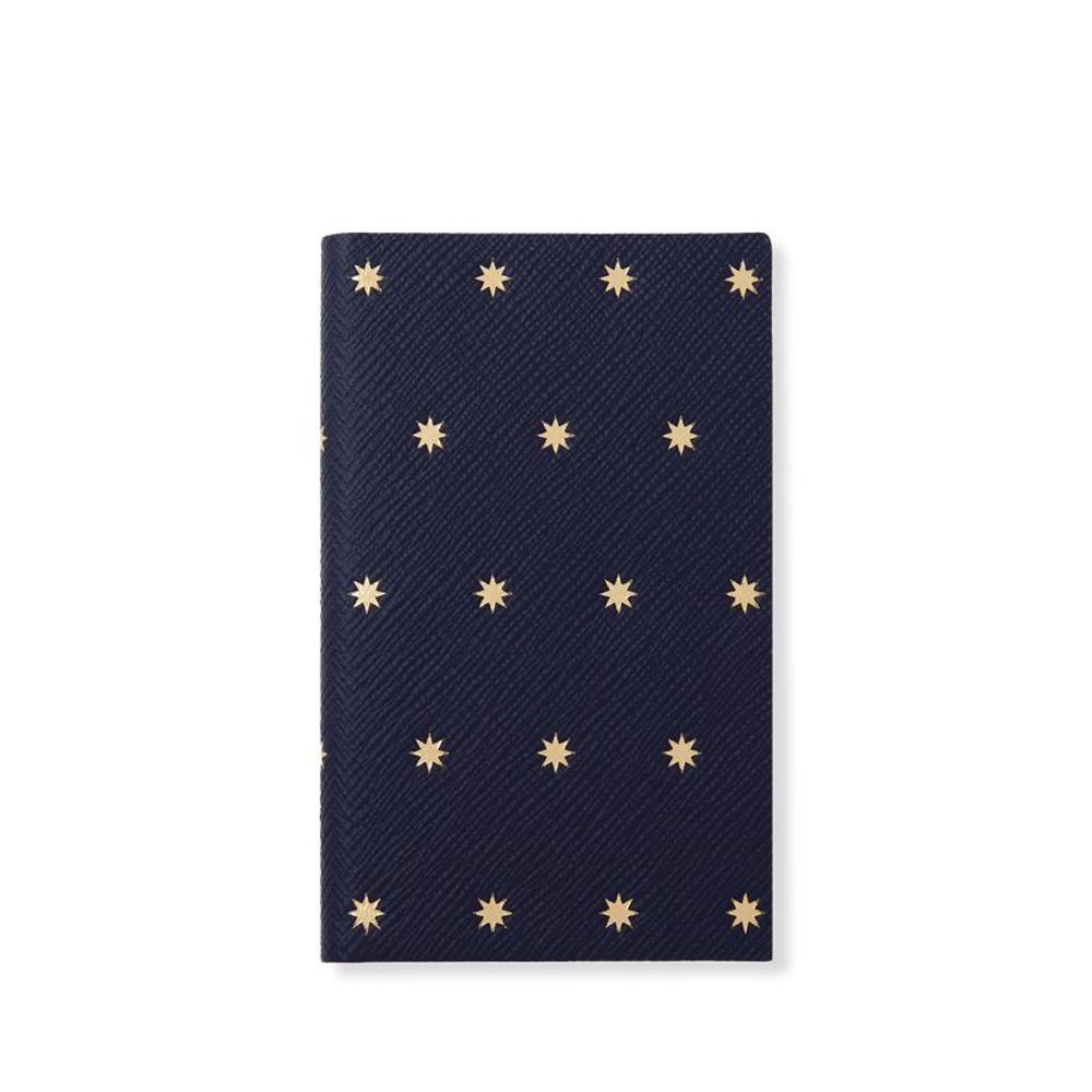 Smythson Блокнот Panama Notebook Liberty Nile Blue