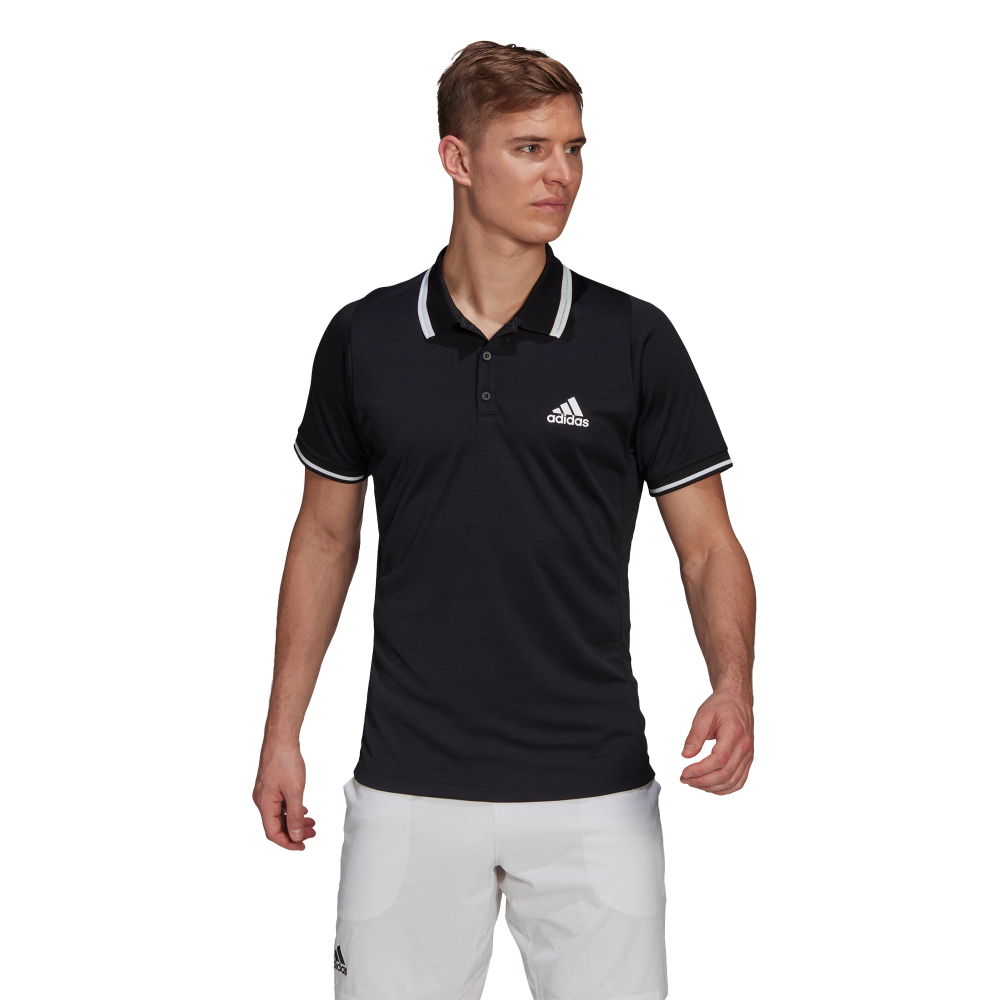 Мужское теннисное поло Adidas Freelift Polo M - black/white