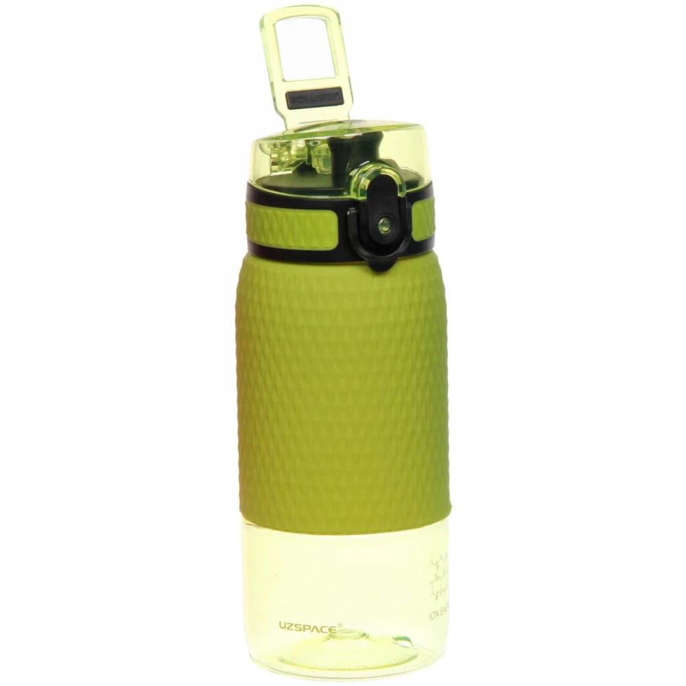 Бутылка спортивная UZSPACE Diamond 5055 с емкостью для фруктов (350 мл)
