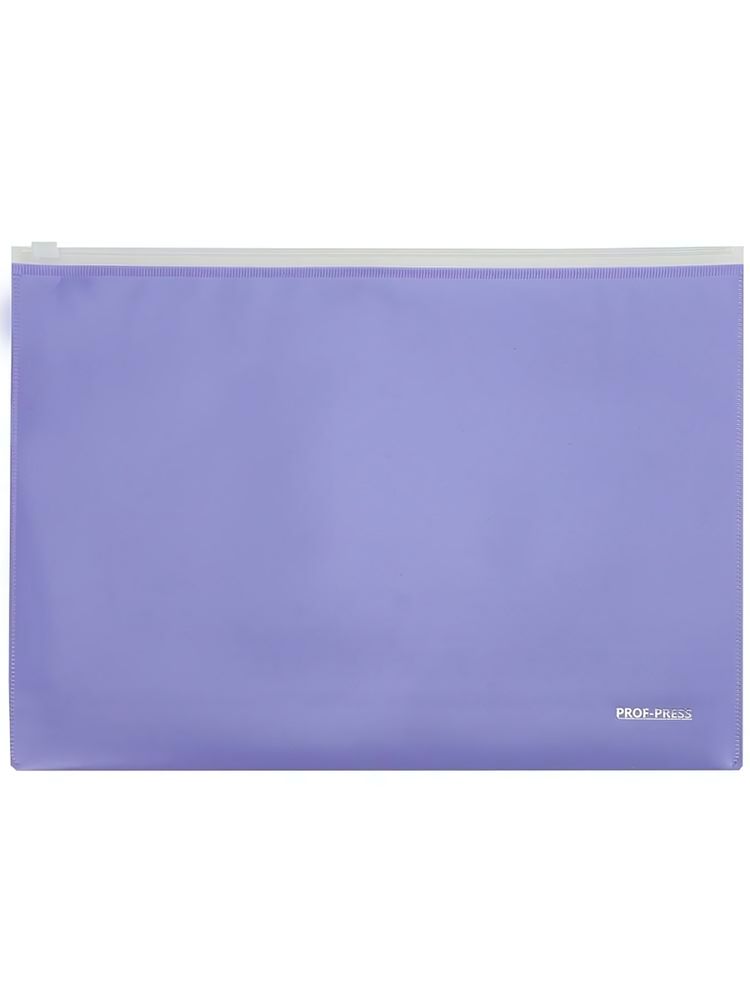 Папка-конверт на молнии А4 180мкм, сиреневый (Проф-Пресс) Папка-конверт на молнии А4 180мкм, сиреневый (Проф-Пресс)