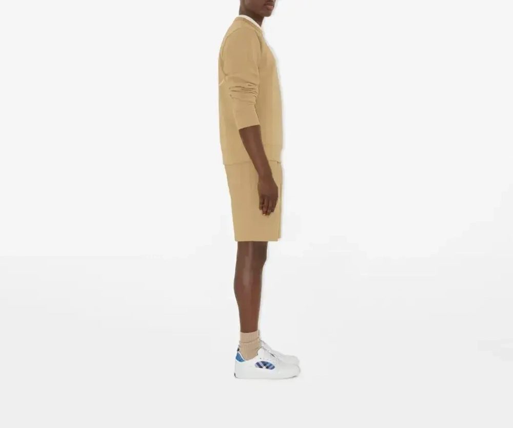 Leather and Check Terrace Sneakers – мужские слипоны из кожи от Burberry