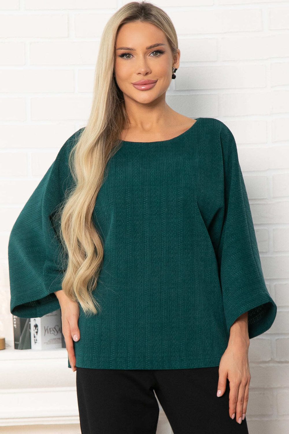 Блуза Ладанка (изумруд) Б14908-12М LT Collection