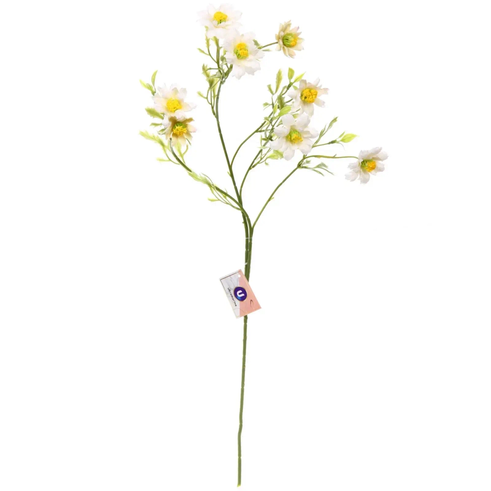 Искусственные цветы «Космея» 68см белые