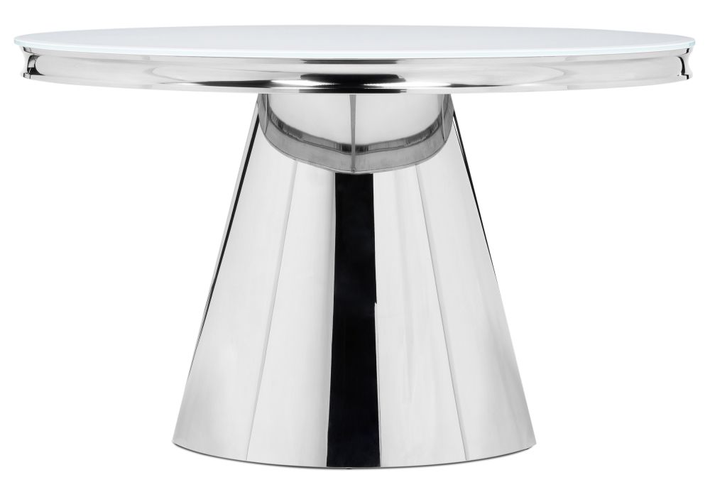 Стеклянный стол Bloss 130х77 белый