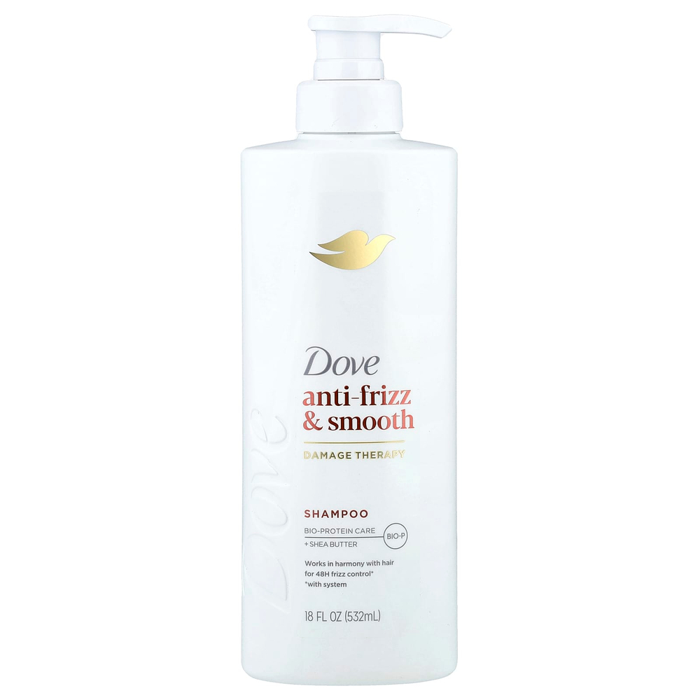 Dove, шампунь для гладкости и против пушения волос, 532 мл (18 жидк. унций)