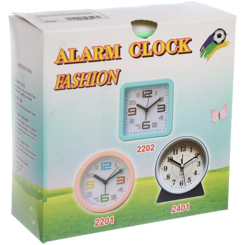 Будильник «Лана» 10*4см, микс цветов