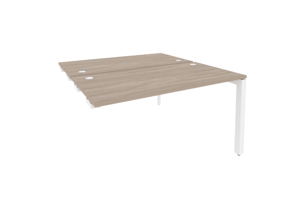 Стол-приставка двойной на П-образном м/к к опорным элементам 1475 Onix