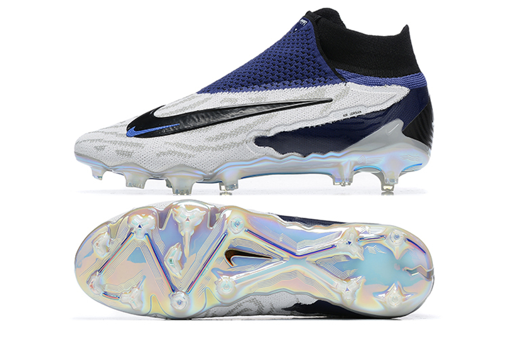 Бутсы Nike Phantom GX Elite FG (Синий+серый)
