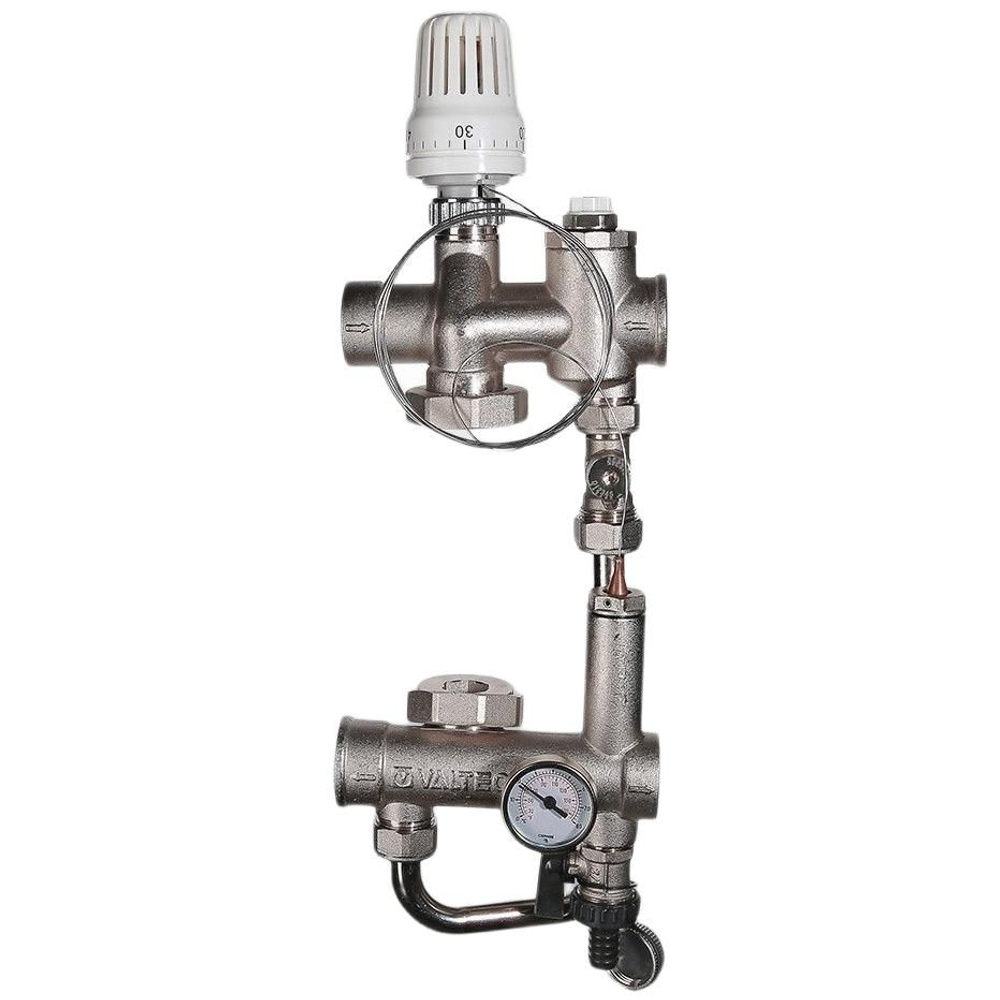 Насосно-смесительный узел, без насоса, монтажная длина 130 мм Valtec VT.VALMIX.0.130
