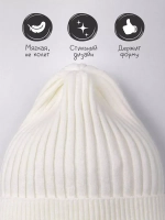 Шапка для девочки осенняя вязаная