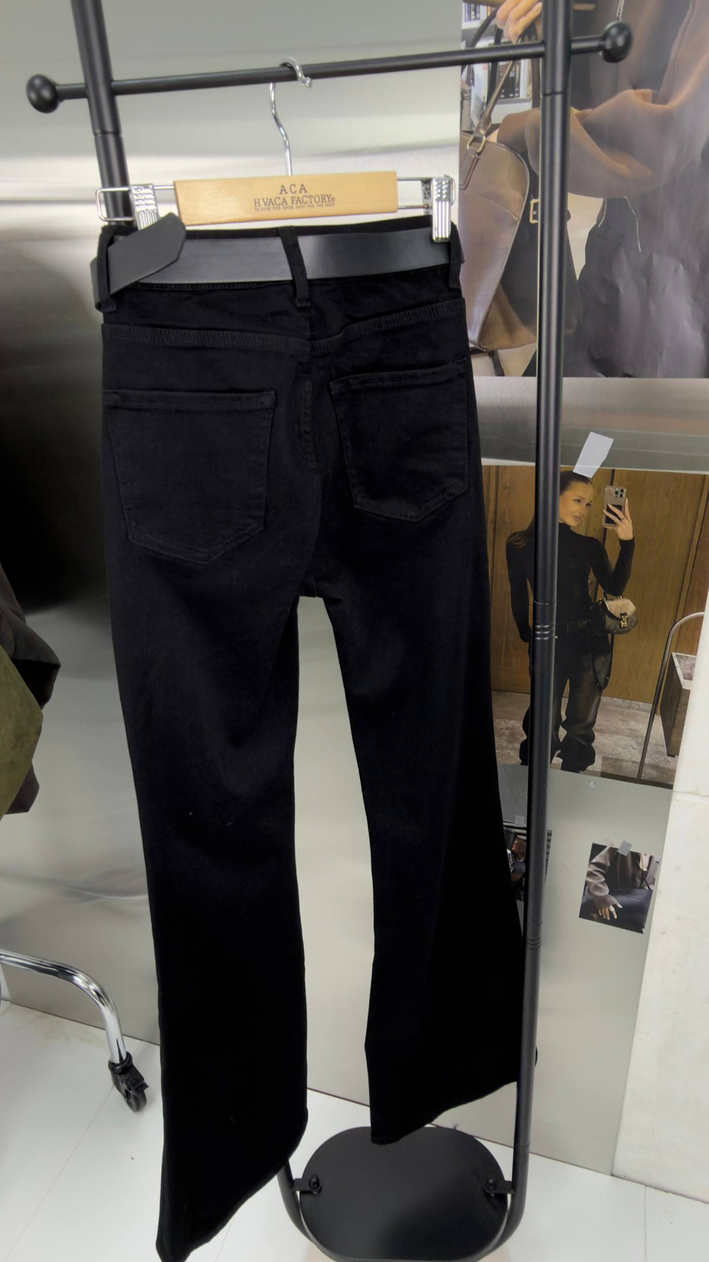 Брюки джинсовые женские арт. 73056-1 цвет"чёрный"