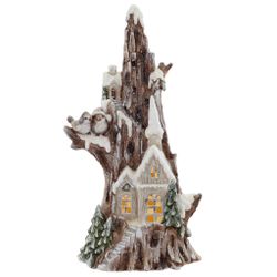 GAEM Фигурка декоративная "Домик" (подсветка, 3xAAA н/п), L37 W29 H73 см
