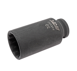 Головка торцевая 1/2" 30мм 12-ти гранная ударная тонкостенная L=82мм JTC