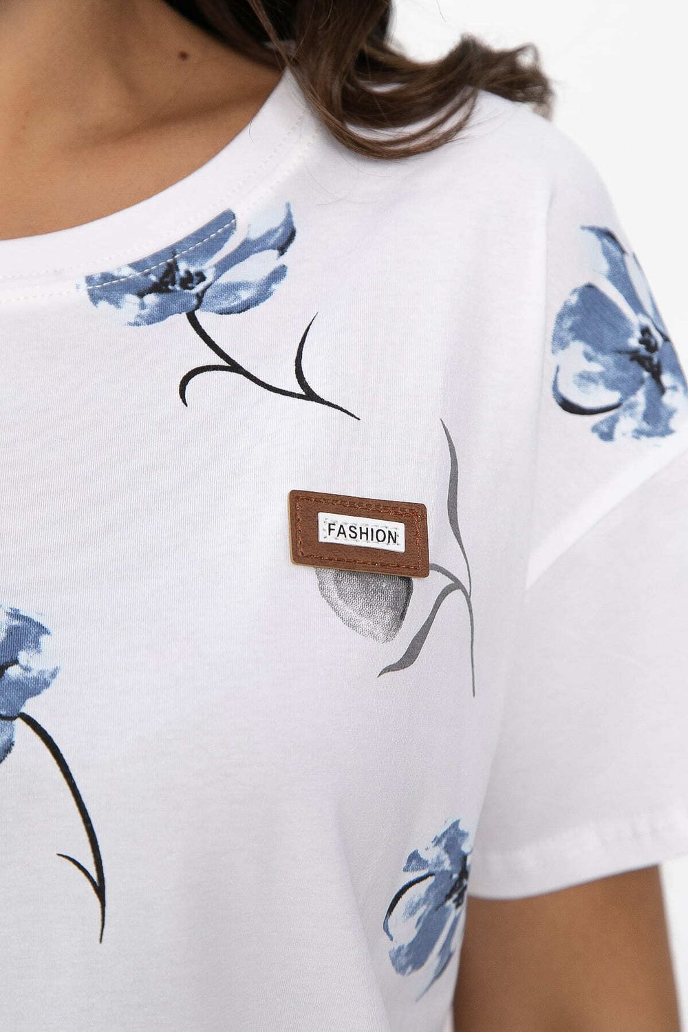 Футболка Мэнси (белая) Б14126-4М LT Collection