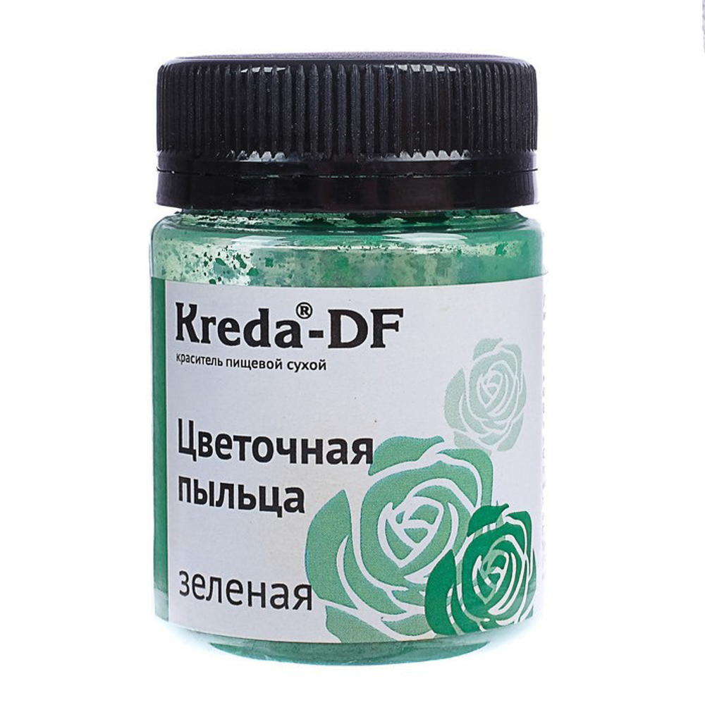 Краситель пищевой сухой Цветочная Пыльца "Kreda" Зеленый 5 г