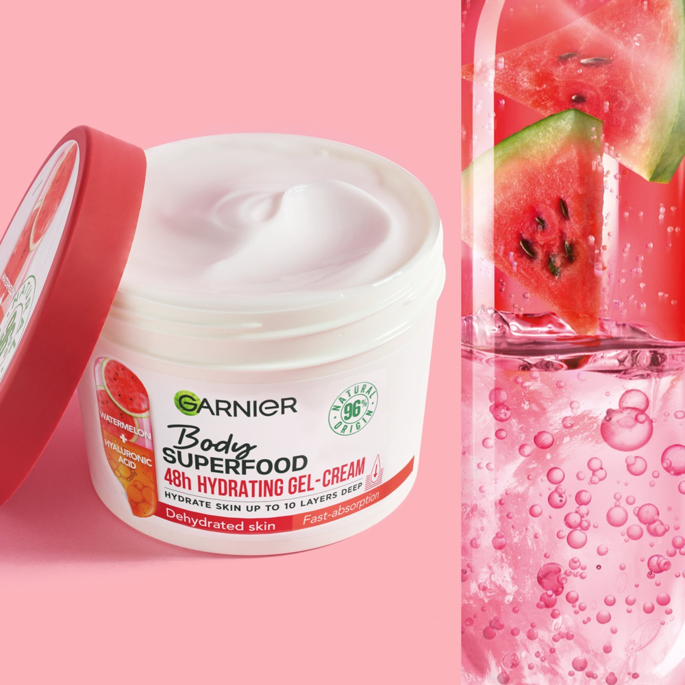 Garnier Body SuperFood - увлажняющий гель для тела /   380  ml  / GTIN 3600542470308