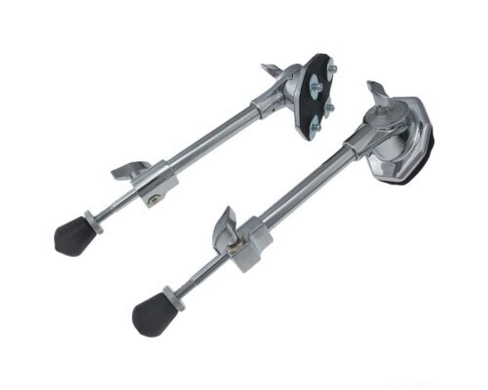 Gibraltar SC-BS4 Pro Bass Drum Spurs w/Bracket телескопические ножки для бас-барабана