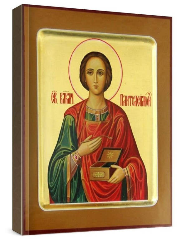 Пантелеймон Целитель (рукописная икона)