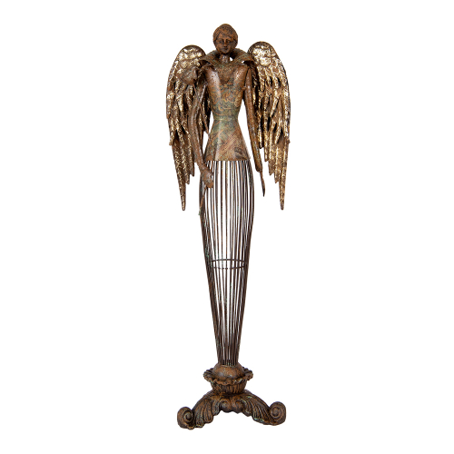 Декор "Античный Ангел" 17x15x54см металл