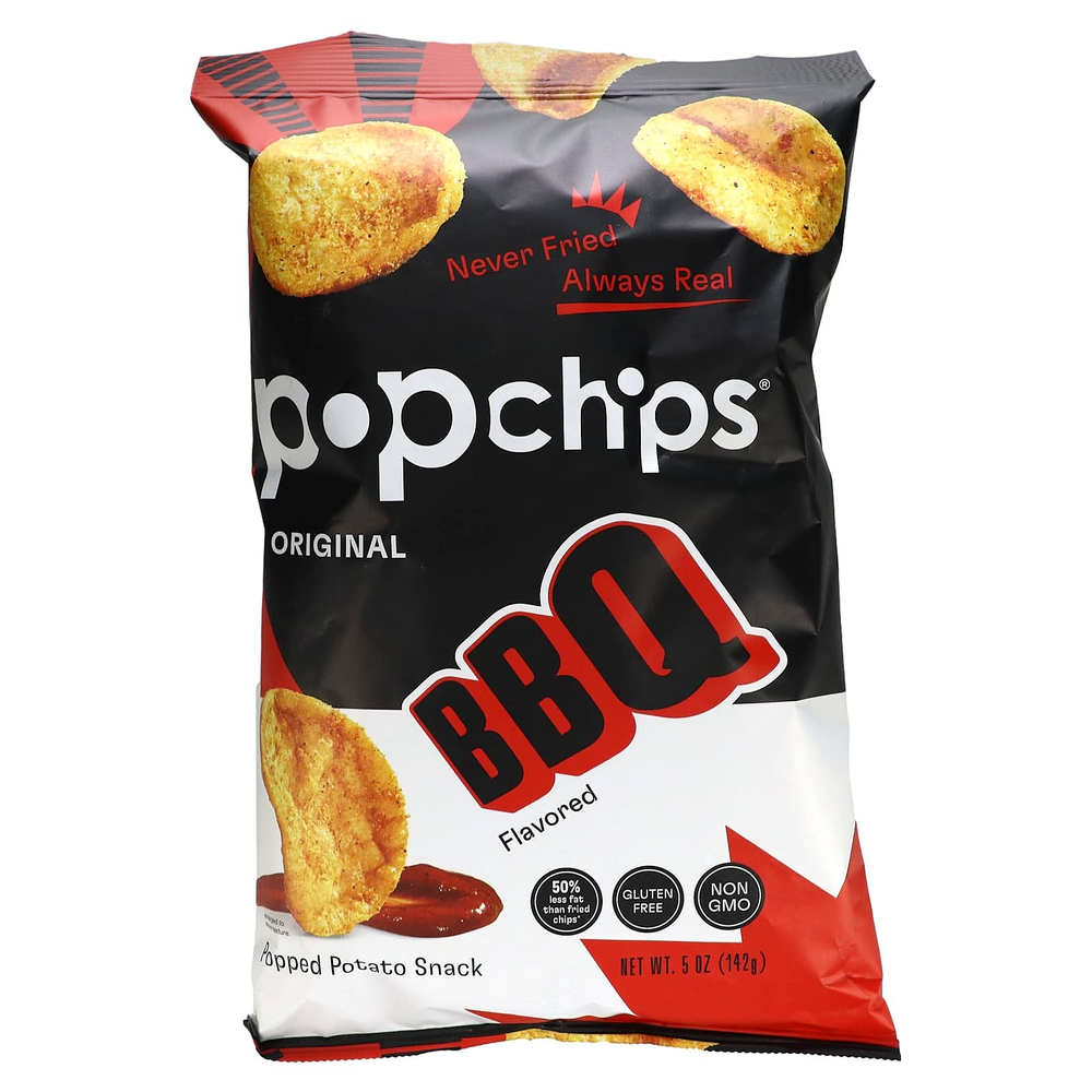 Popchips, оригинальный вкус, барбекю, 142 г (5 унций)