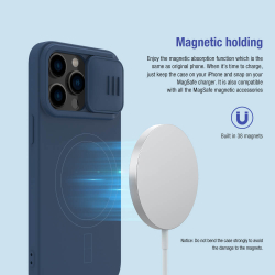 Накладка Nillkin CamShield Silky Magnetic Silicone Case для iPhone 14 Pro Max